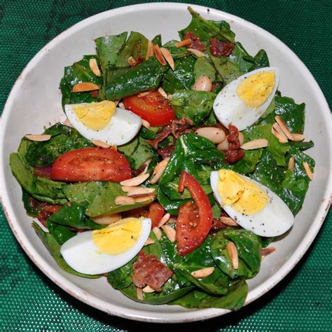 Wilted Spinach Salad