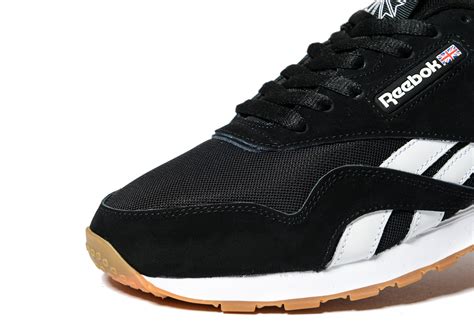 Reebok Synthetic Classic Nylon in Black/White (Black) for Men - Lyst