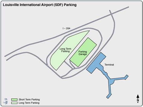 Louisville Airport Parking | SDF Airport Long Term Parking Rates & Map