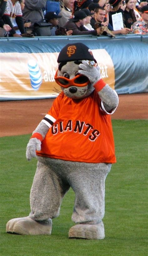 Giants Mascot | San Francisco Giants Mascot Lou Seal in the … | Flickr