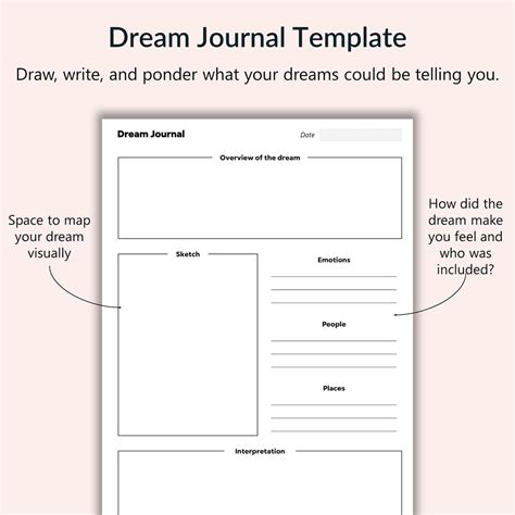 Dream Journal Template