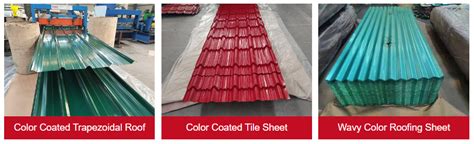 Corrugated Color Roofings - Anti-corrosion building material