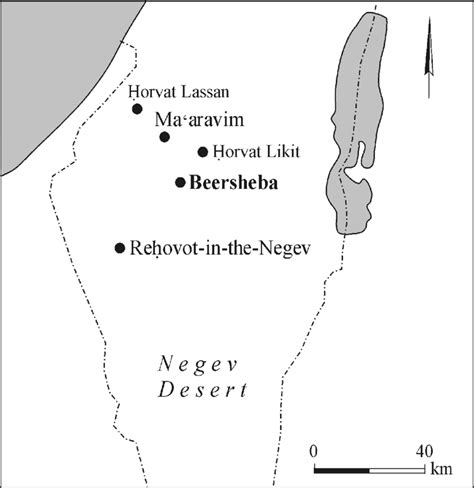 Biblical Negev Map