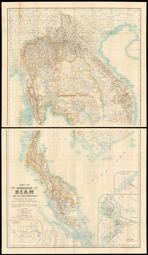 Kingdom Of Siam Map