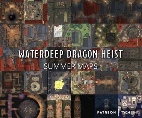 Waterdeep Dragon Heist - Map Index | Tych Maps on Patreon | Dnd dragons ...