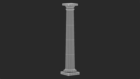 Tuscan Column - 3D Model by frezzy