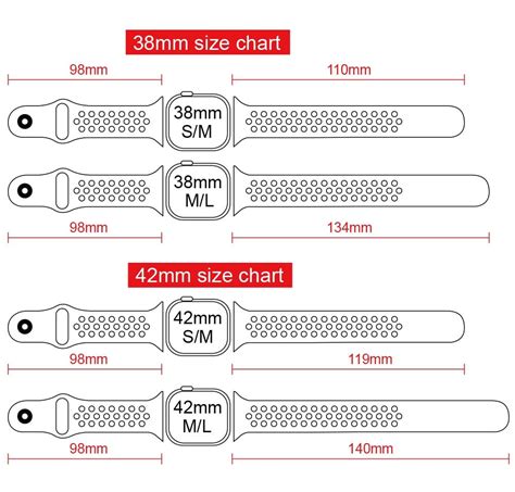 Printable Watch Band Size Chart