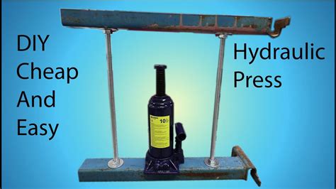 DIY Cheap and Easy Hydraulic Press - YouTube