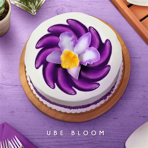 Ube Bloom's Cake: Red Ribbon Cake Creations | Snaps and Ganaps