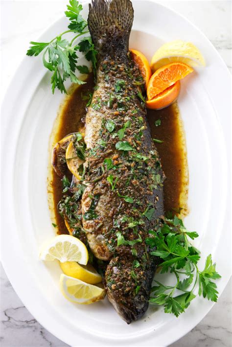 Whole Rainbow Trout Recipe with Soy-Citrus - Savor the Best