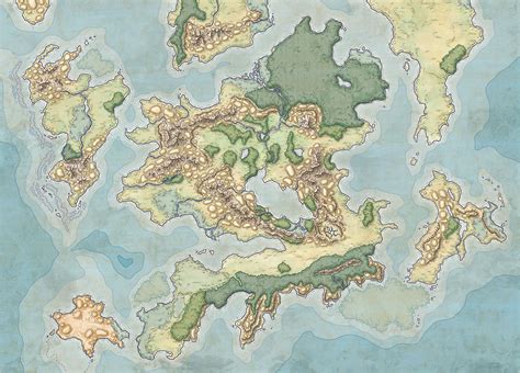 Fantasy map, Fantasy world map, Imaginary maps