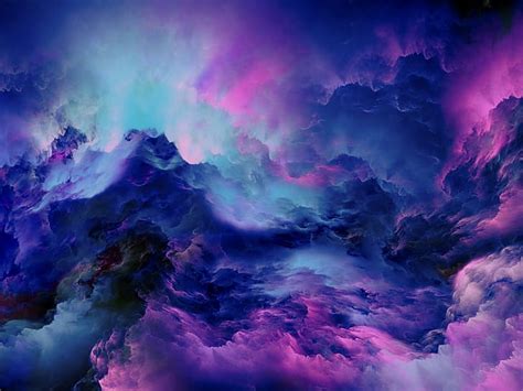 HD wallpaper: Artistic, Cloud, Blue, Pink, Purple | Wallpaper Flare