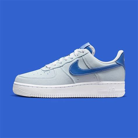 Nike Air Force 1 Low Next Nature "Blue Suede Nylon" shoes: Everything ...