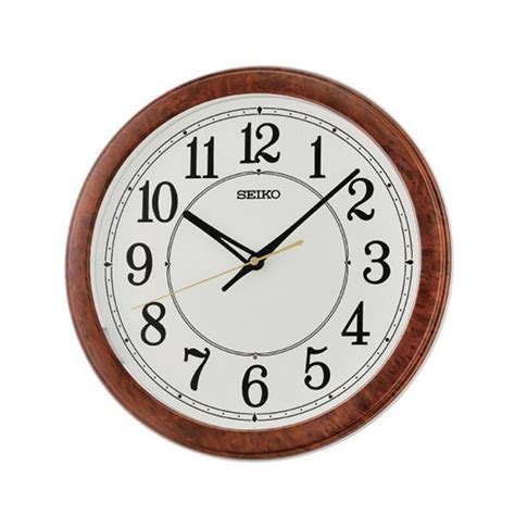 SEIKO QXA788BN ROUND WALL CLOCK – H2 Hub