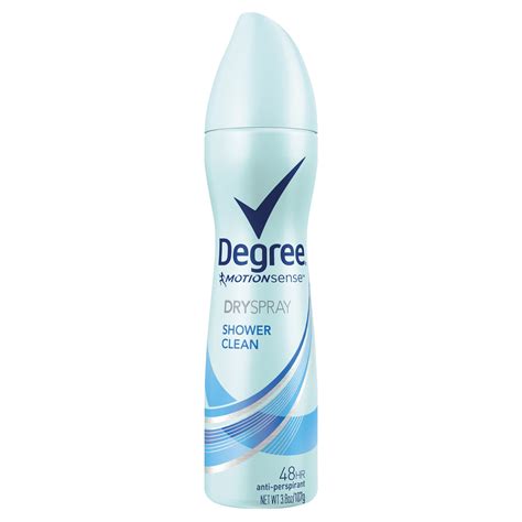 Degree Women Antiperspirant Deodorant Dry Spray for Women Shower Clean ...