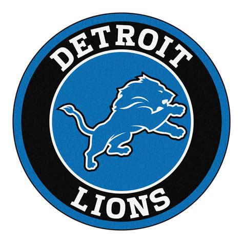 Roundel Mat - Detroit Lions | Cave game, Lion logo and Detroit lions