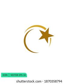 Shooting Star Icon Company Logo Template Stock Vector (Royalty Free ...