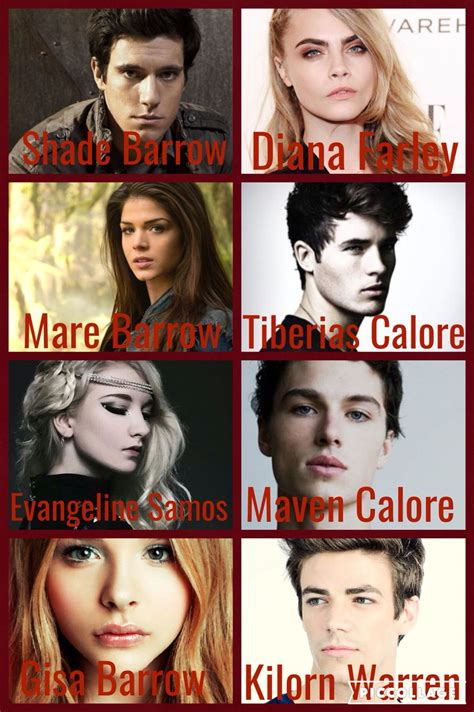 Edit by Rhia T- Red Queen Dream Cast ♥️ | Red queen victoria aveyard ...