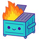 dumpster-fire Emoji for Slack