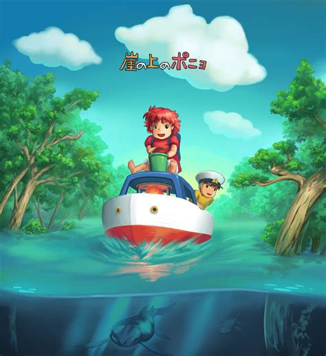 Anime: Ponyo on the cliff