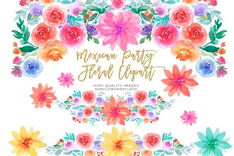 fiesta floral clipart 10 free Cliparts | Download images on Clipground 2024