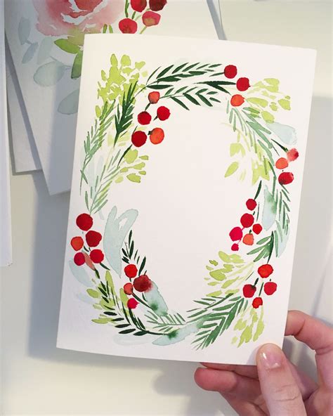 Christmas Card Diy Watercolor – Christmas Picture Gallery