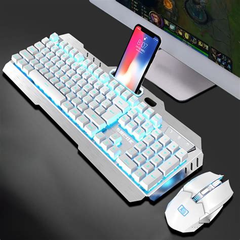 Wholesale Wireless Mechanical Keyboard And Mouse Game Set Rechargeable ...