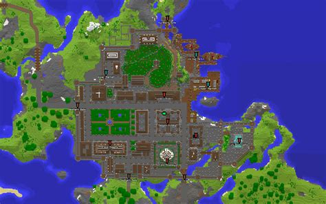 I've begun detailing my survival city map with the new banner feature ...