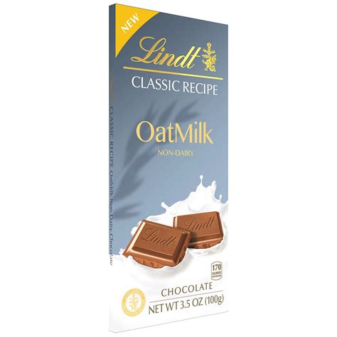 Lindt Classic Recipe Oat Milk Plain Chocolate Bar3.5OZ Pack of 2 ...