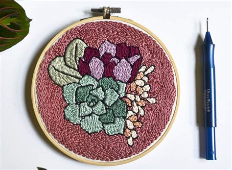 13 Punch Needle Embroidery Patterns