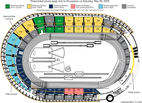 Zone 3: Lower Bowl South/East Seating | Eugene: Prefontaine Classic ...