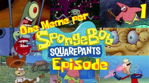 One Moment from Every Episode of SpongeBob Squarepants (SEASON 1) - YouTube