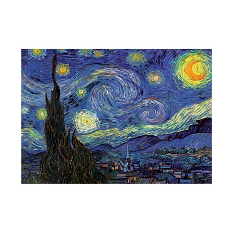 Vincent Van Gogh - The Starry Night Jigsaw Puzzle: 1000 Pcs - Walmart ...