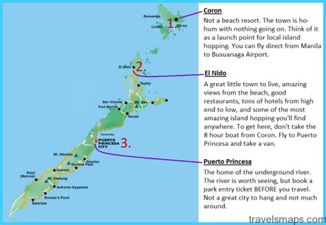 Map of El Nido, Palawan - TravelsMaps.Com