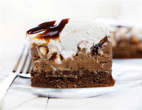 Brownie Rocky Road Ice Cream Cake - i am baker