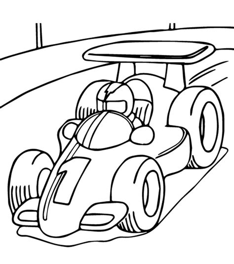 Simple Car Coloring Pages Pdf