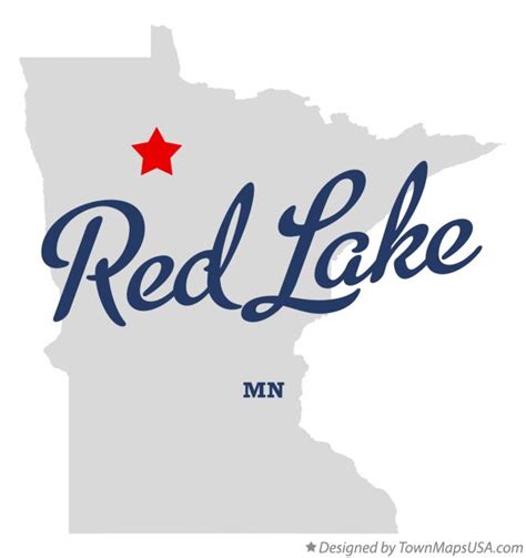 Map of Red Lake, MN, Minnesota