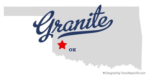 Map of Granite, OK, Oklahoma