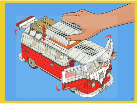 View LEGO® instruction 10220 Volkswagen T1 Camper Van - LEGO ...