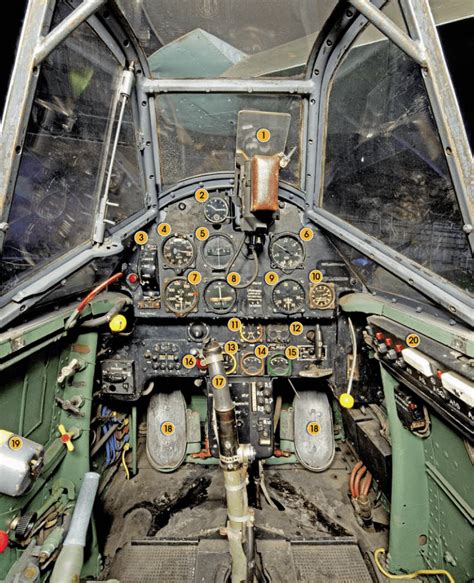 Messerschmitt Bf 109E cockpit - Aviation Classics