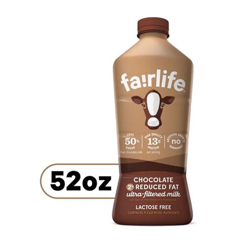 Fairlife Milk Lactose Free 2% Chocolate Milk, 52 fl oz - Walmart.com ...