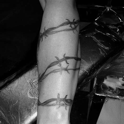 60 Barbed Wire Tattoo Designs For Men - Cut Into Ideas