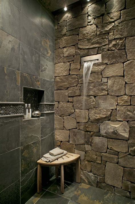 20+ Stacked Stone Bathroom Ideas