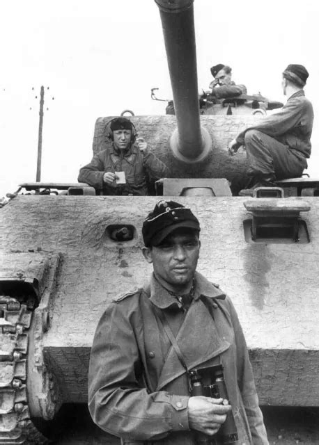 WW2 PHOTO WWII German Panther Tank Crew Panzer V World War Two Germany ...