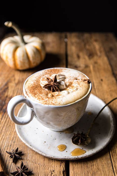 Spiced Pumpkin Maple Latte. - Half Baked Harvest