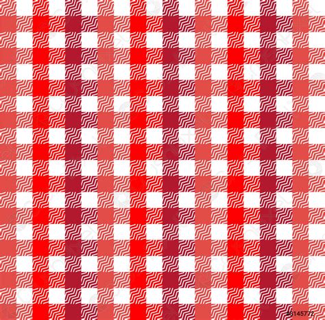 Red and white checkered picnic blanket Textured red and white - stock ...