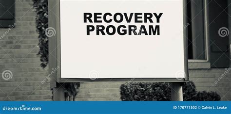 Drug and Substance Abuse Recovery Program Stock Photo - Image of ...