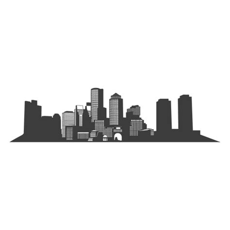 Boston skyline silhouette #AD , #Affiliate, #Ad, #silhouette, #skyline ...