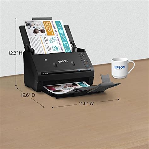 Epson WorkForce ES-500W Wireless Color Duplex Document Scanner for PC ...