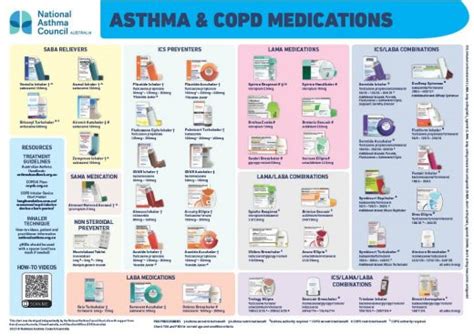 Educational Poster Of Inhalers